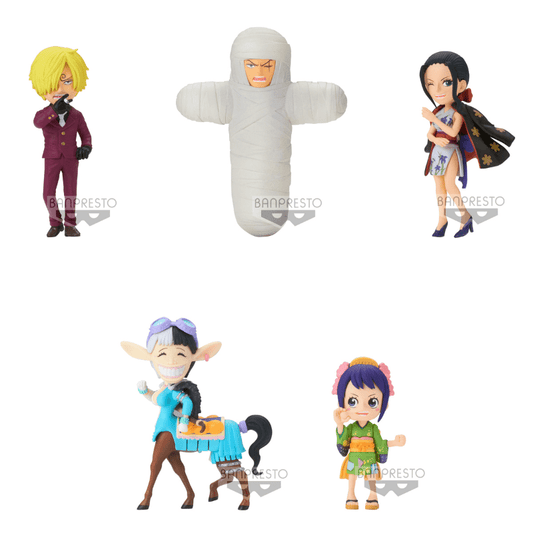 BANPRESTO One Piece World Collectable Figure Wanokuni Onigashima 5 Set