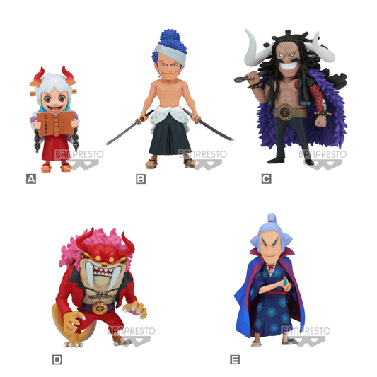 BANPRESTO One Piece World Collectable Figure - Wanokuni Onigashima 9 (Set of 5)