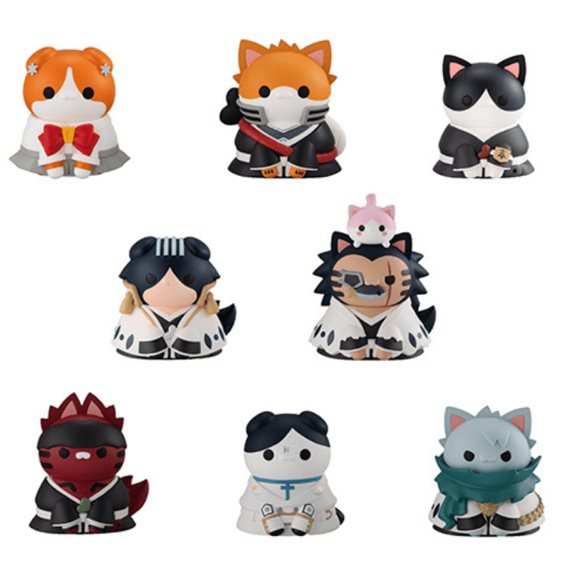 MEGAHOUSE MEGA CAT PROJECT: BLEACH Thousand-Year Blood War - BLEACH Nyan! (Set of 8)