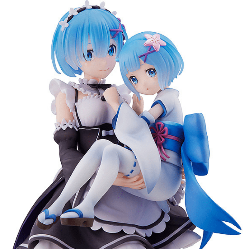 SEGA Re:Zero Starting Life in Another World Rem & Childhood Rem 1/7 Scale Figure