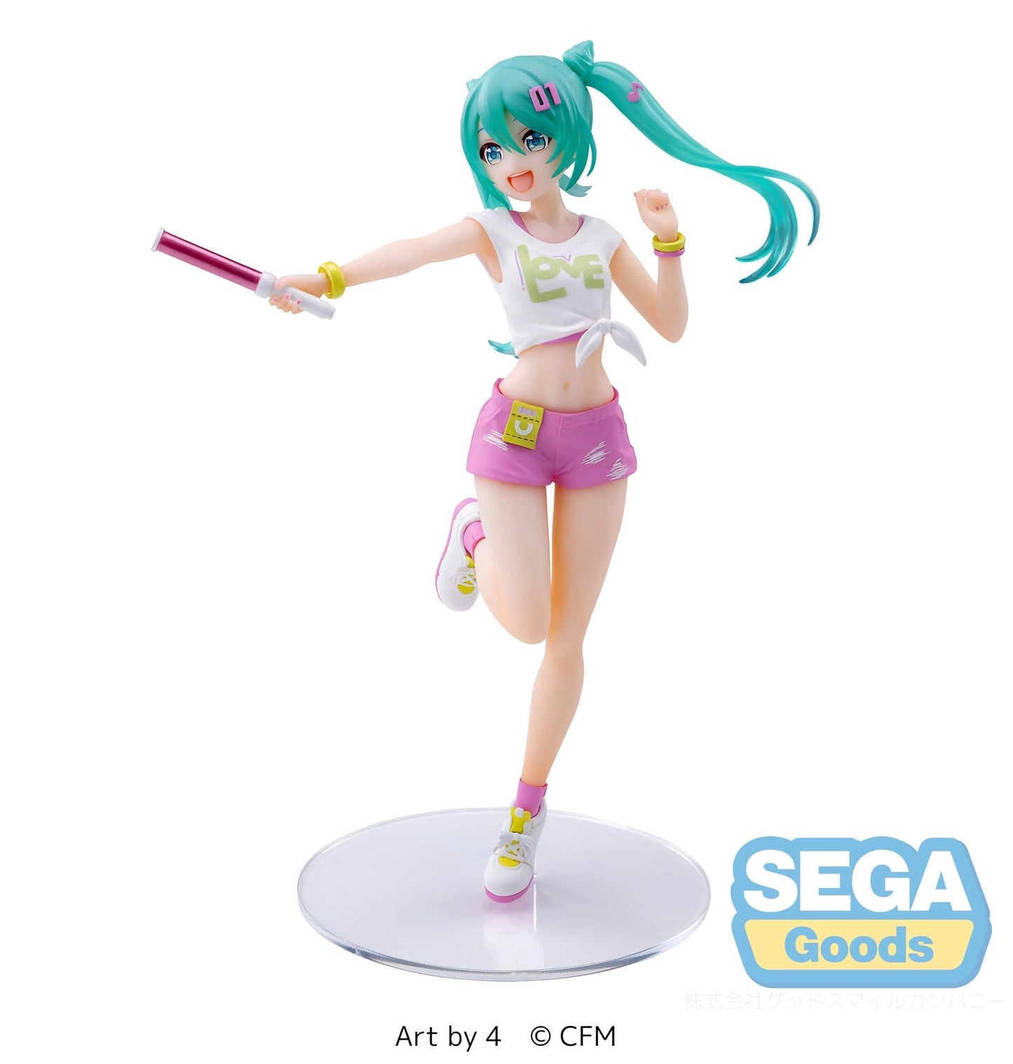 SEGA Vocaloid Luminasta Hatsune Miku (Live Cheering) Figure