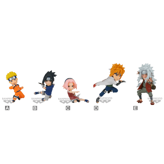 BANPRESTO Naruto World Collectable Figure (Set of 5)