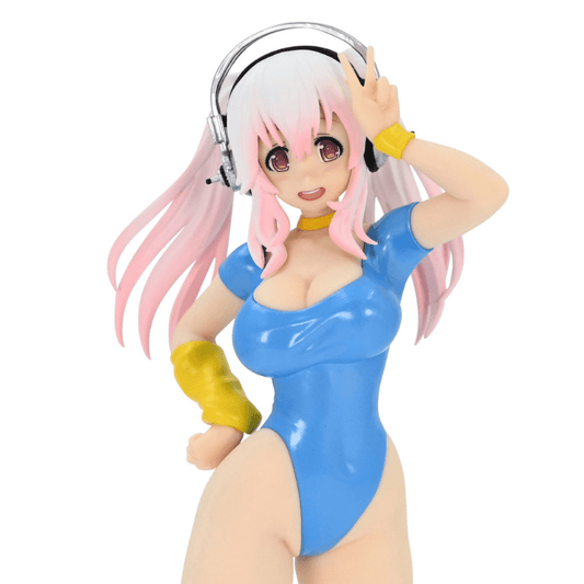 FURYU Nitroplus Super Sonico (1980's Blue Another Color Ver.) Concept Figure