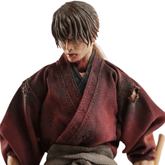 ATON CUSTOMS Rurouni Kenshin Kenshi Battle Damaged Edition 1/12th Figure