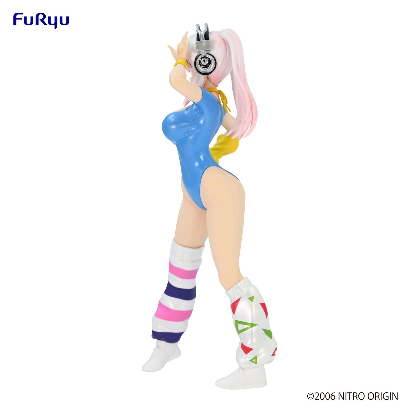 FURYU Nitroplus Super Sonico (1980's Blue Another Color Ver.) Concept Figure