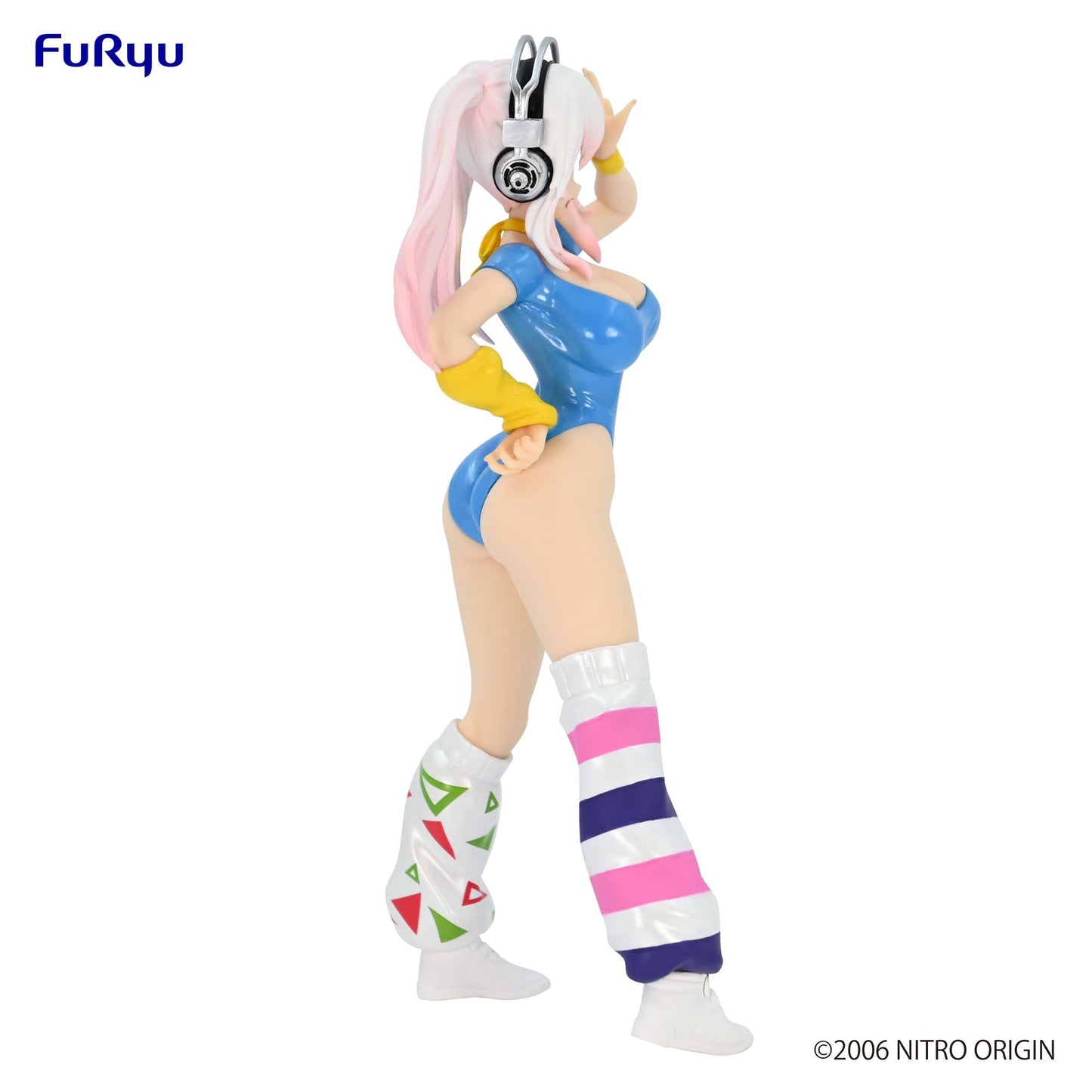 FURYU Nitroplus Super Sonico (1980's Blue Another Color Ver.) Concept Figure