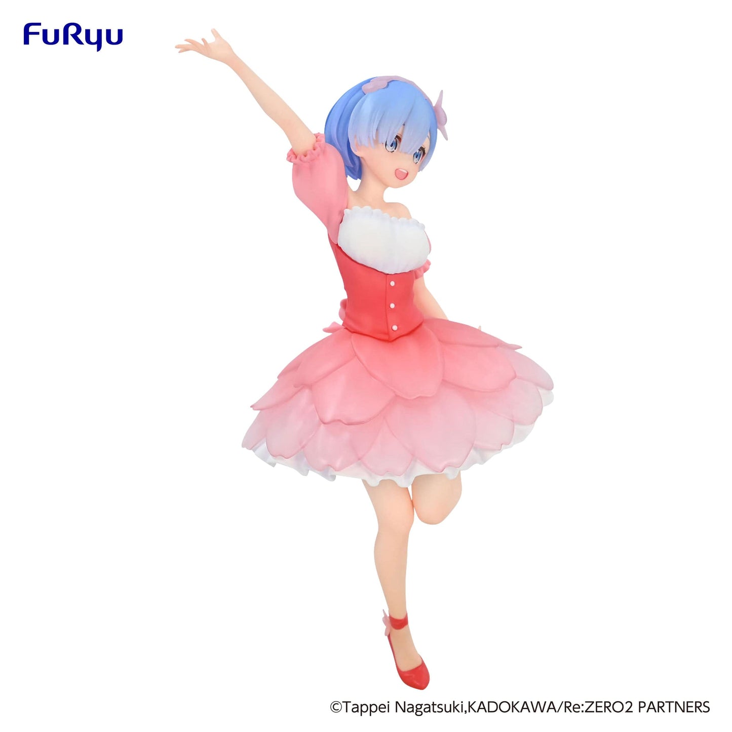 FURYU Re:Zero Starting Life in Another World Rem Cherry Blossoms Trio-Try-iT Figure
