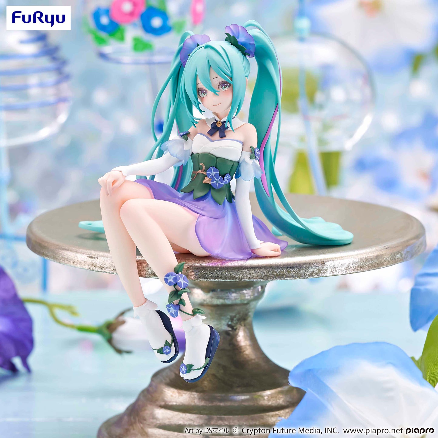 FURYU Hatsune Miku Noodle Stopper Figure Flower Fairy Morning Glory