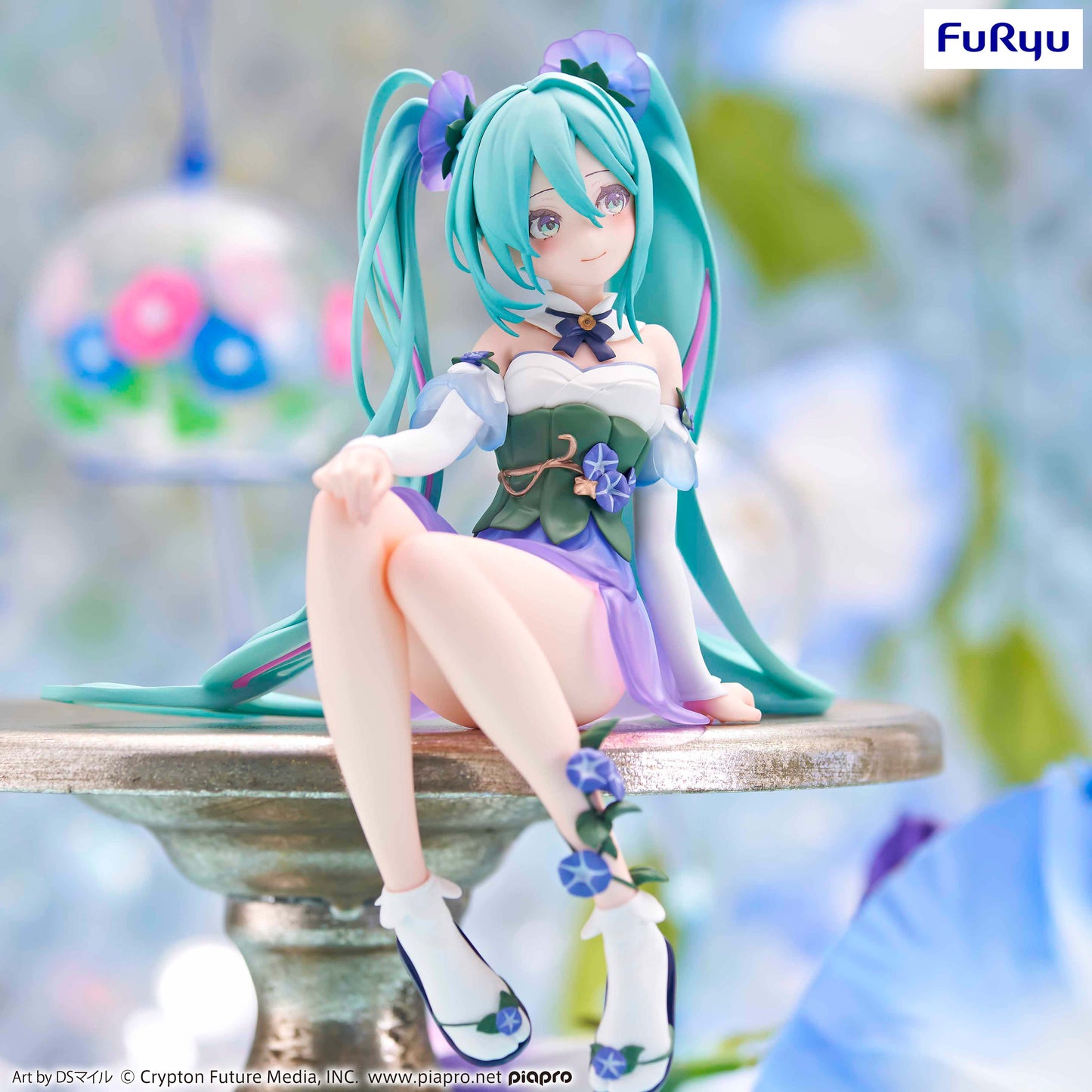 FURYU Hatsune Miku Noodle Stopper Figure Flower Fairy Morning Glory