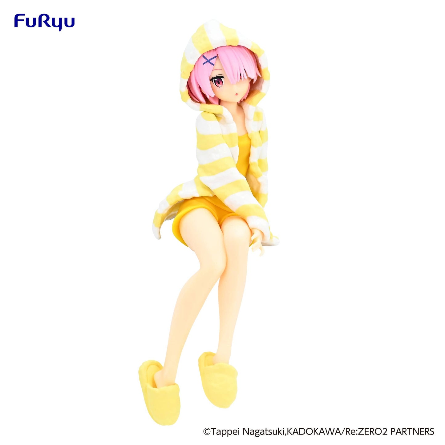 FURYU Re:ZERO -Starting Life in Another World- Noodle Stopper Figure Ram Room Wear Yellow Color ver