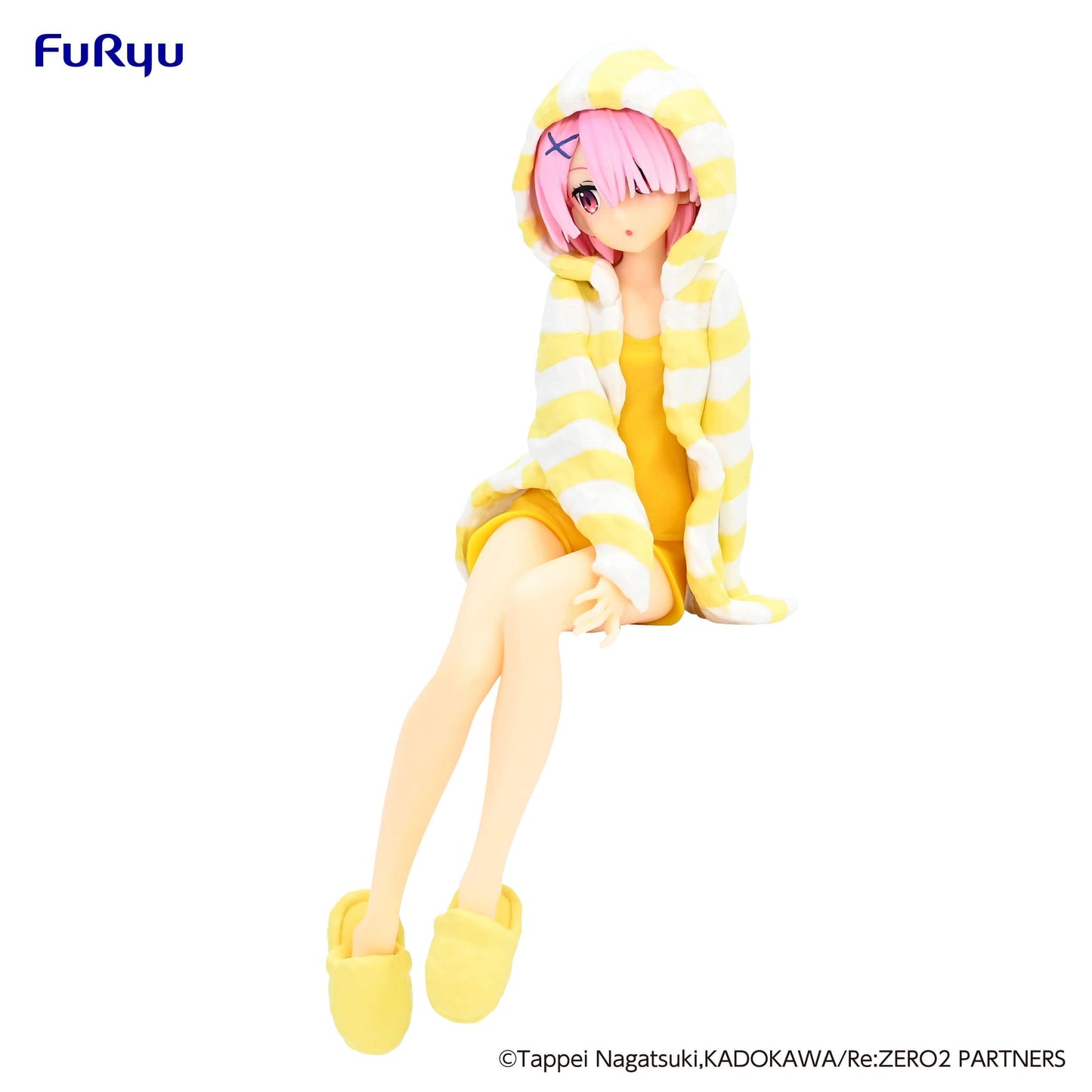 FURYU Re:ZERO -Starting Life in Another World- Noodle Stopper Figure Ram Room Wear Yellow Color ver