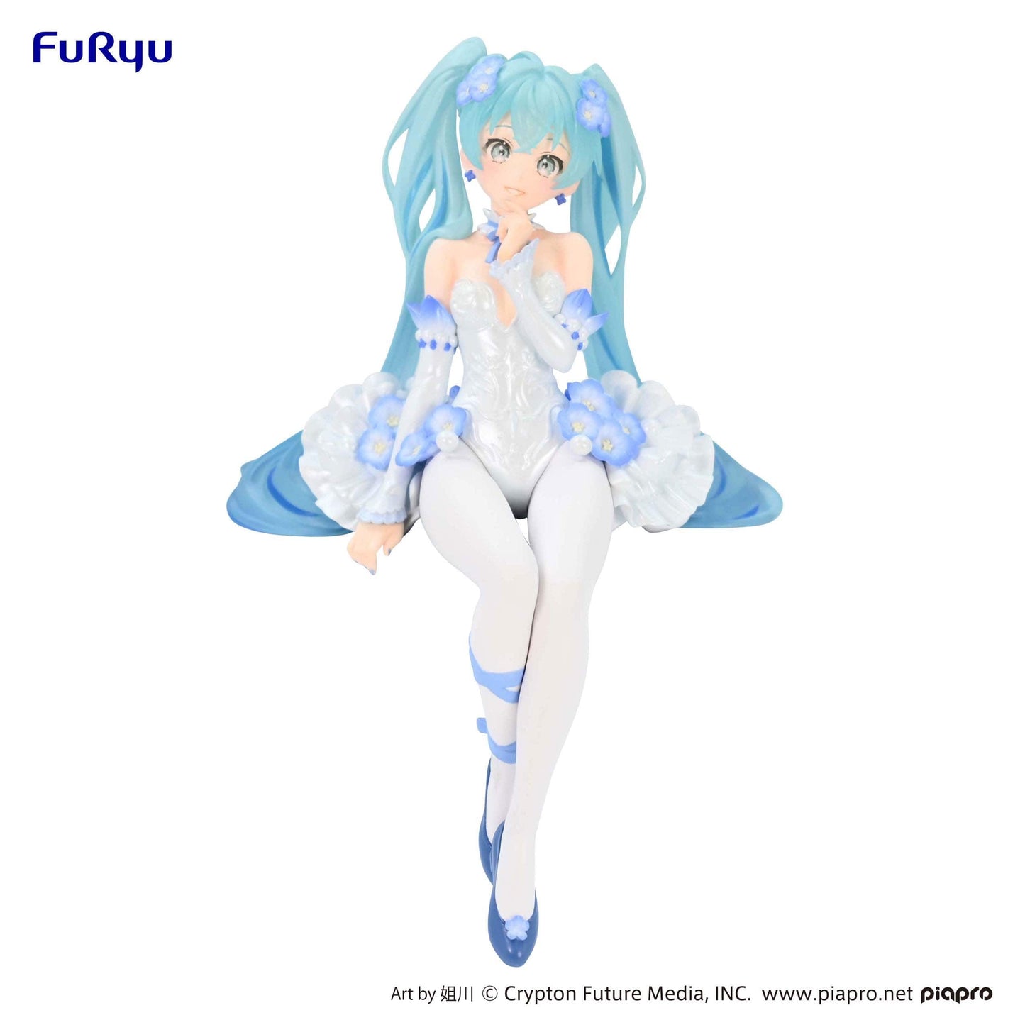 FURYU Hatsune Miku (Flower Fairy Nemophila) Noodle Stopper Figure