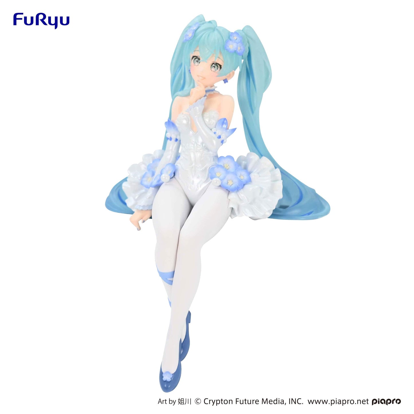 FURYU Hatsune Miku (Flower Fairy Nemophila) Noodle Stopper Figure