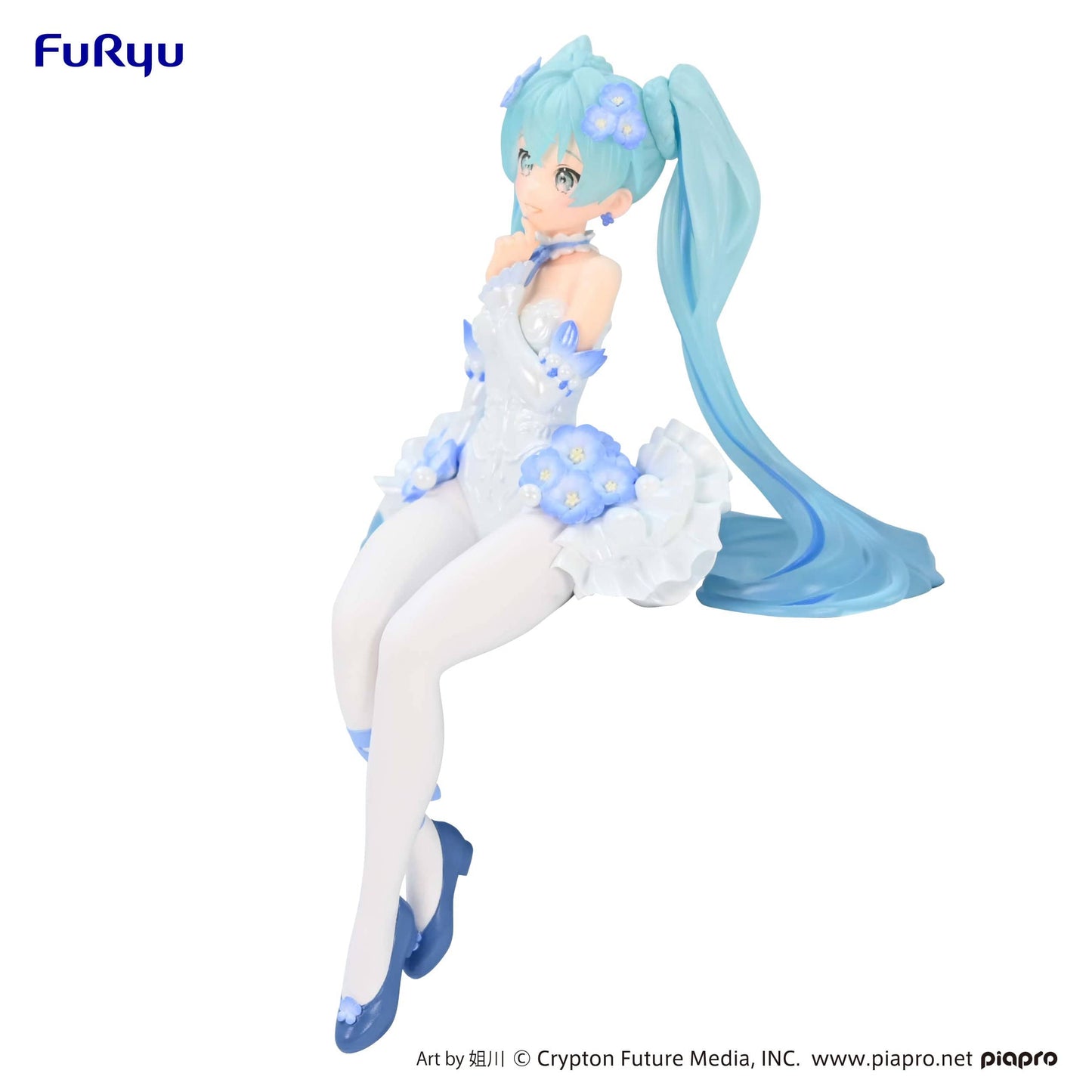 FURYU Hatsune Miku (Flower Fairy Nemophila) Noodle Stopper Figure