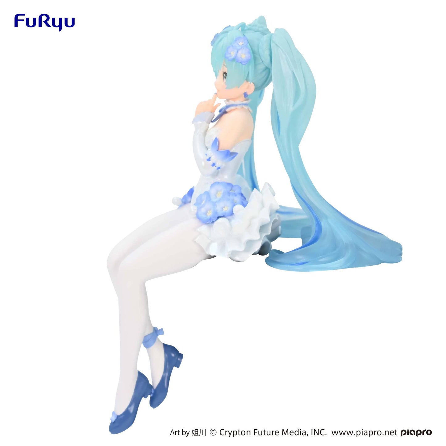 FURYU Hatsune Miku (Flower Fairy Nemophila) Noodle Stopper Figure