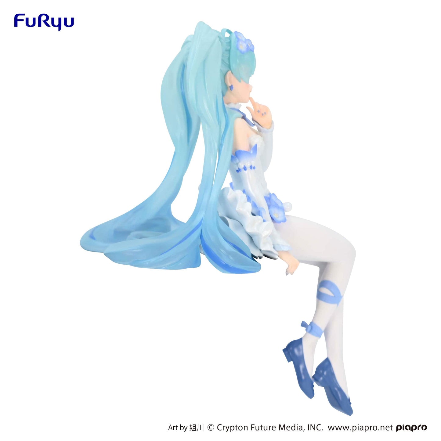 FURYU Hatsune Miku (Flower Fairy Nemophila) Noodle Stopper Figure