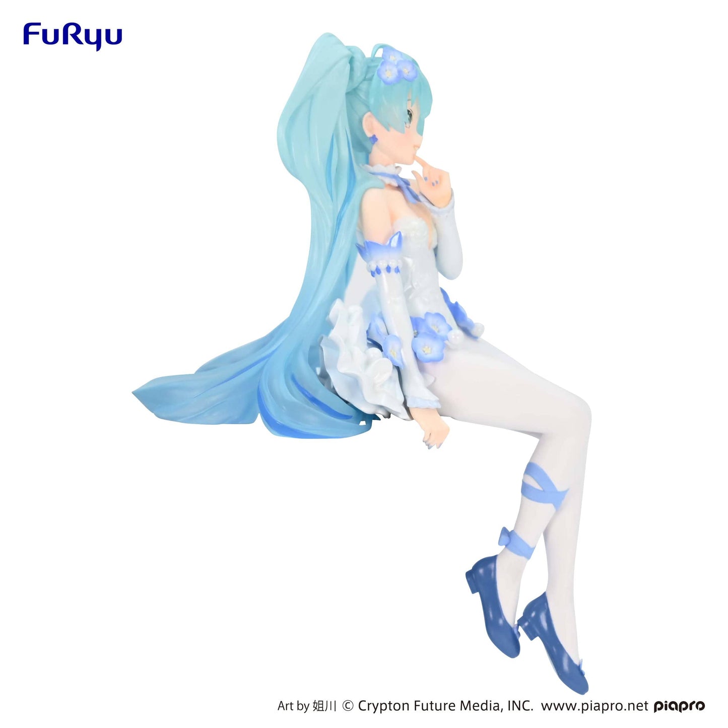 FURYU Hatsune Miku (Flower Fairy Nemophila) Noodle Stopper Figure