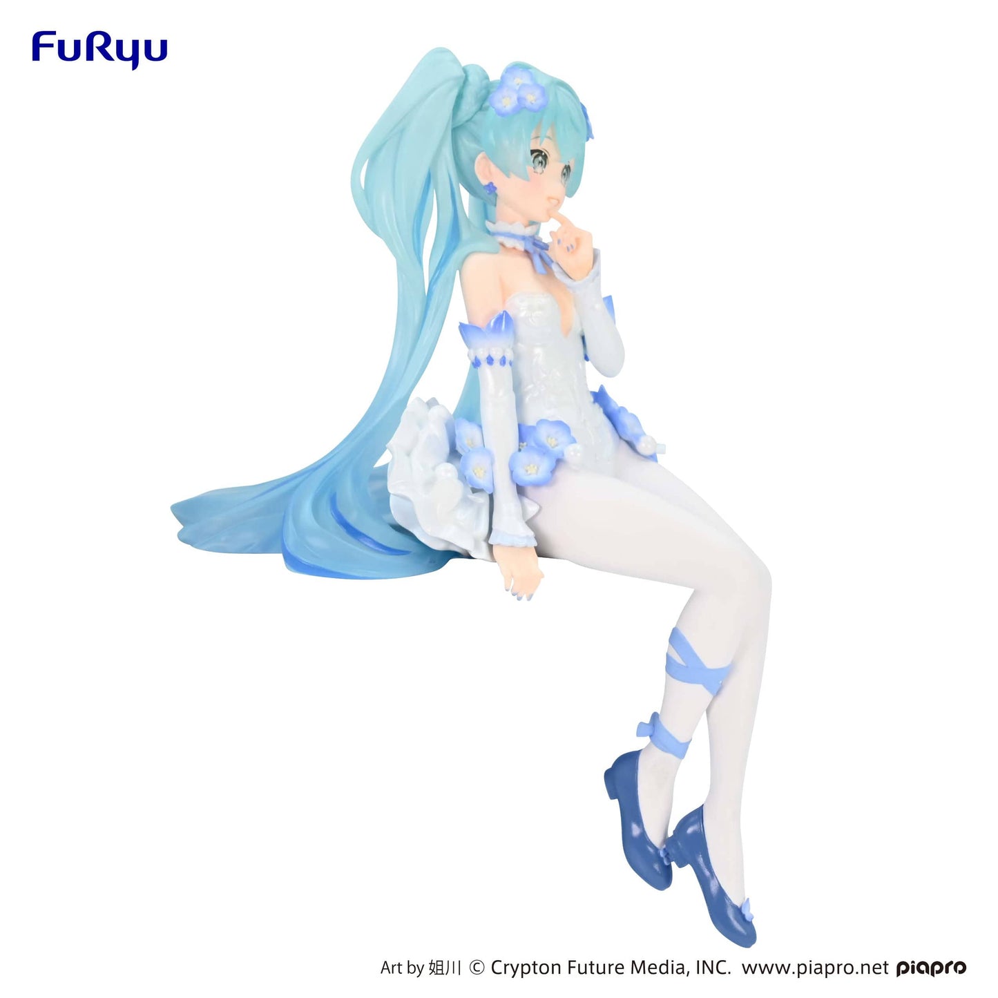 FURYU Hatsune Miku (Flower Fairy Nemophila) Noodle Stopper Figure