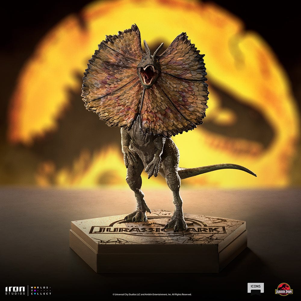 IRON STUDIOS Jurassic Park Dilophosaurus - Jurassic Park Icons