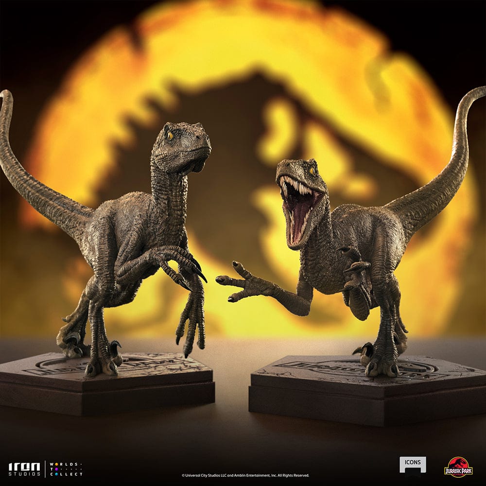 IRON STUDIOS Jurassic Park Velociraptor B - Jurassic Park Icons