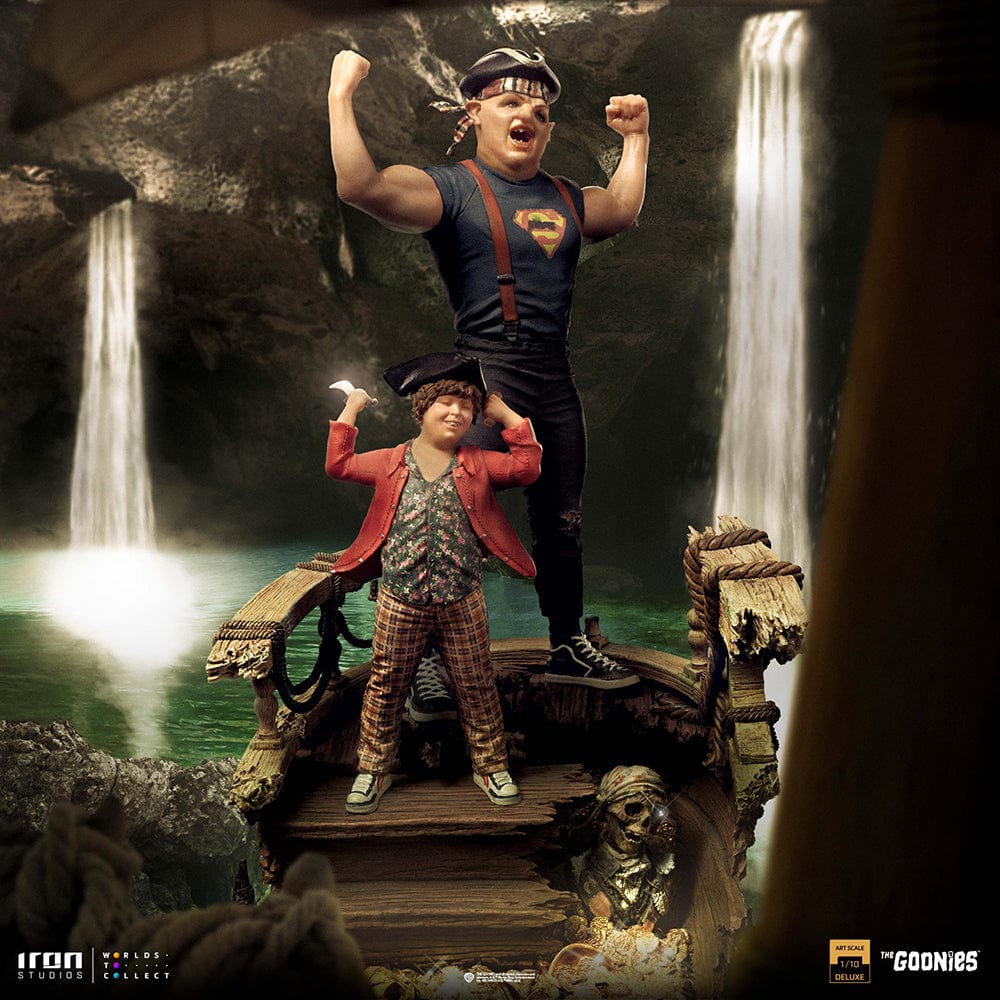 IRON STUDIOS Sloth and Chunk - The Goonies DELUXE Art Scale 1/10