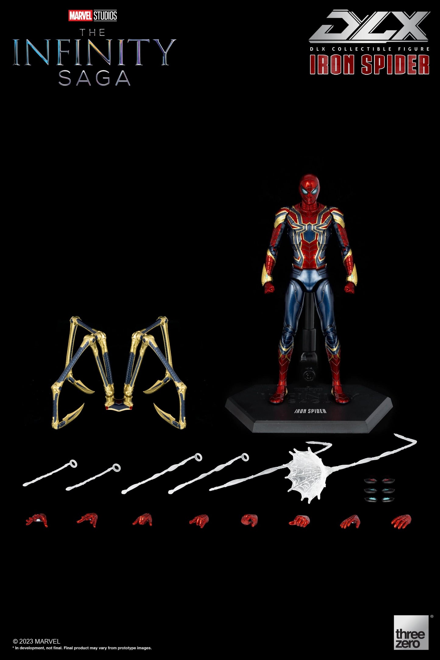 THREEZERO Avengers: The Infinity Saga DLX Iron Spider 1/12 Scale Figure