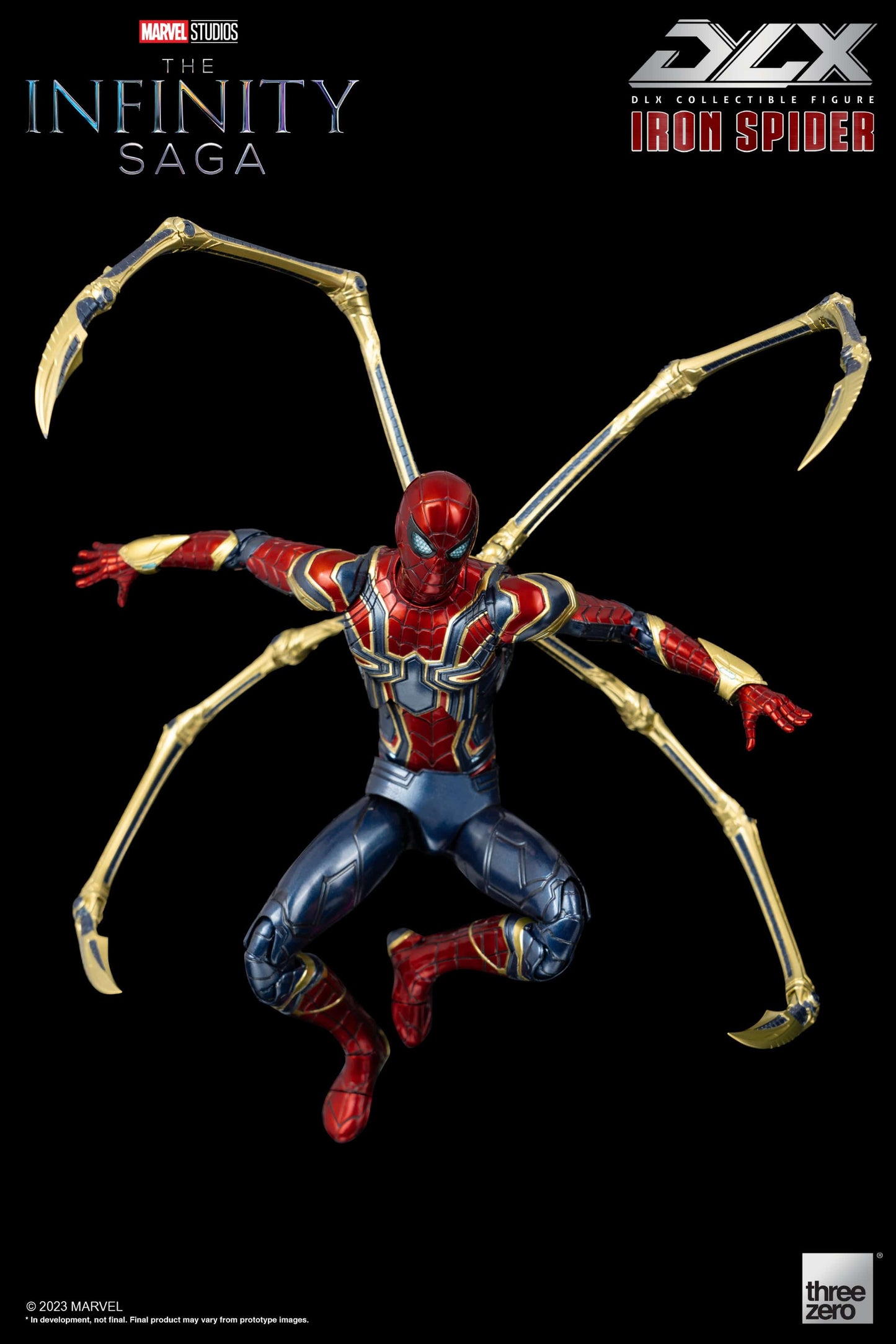 THREEZERO Avengers: The Infinity Saga DLX Iron Spider 1/12 Scale Figure