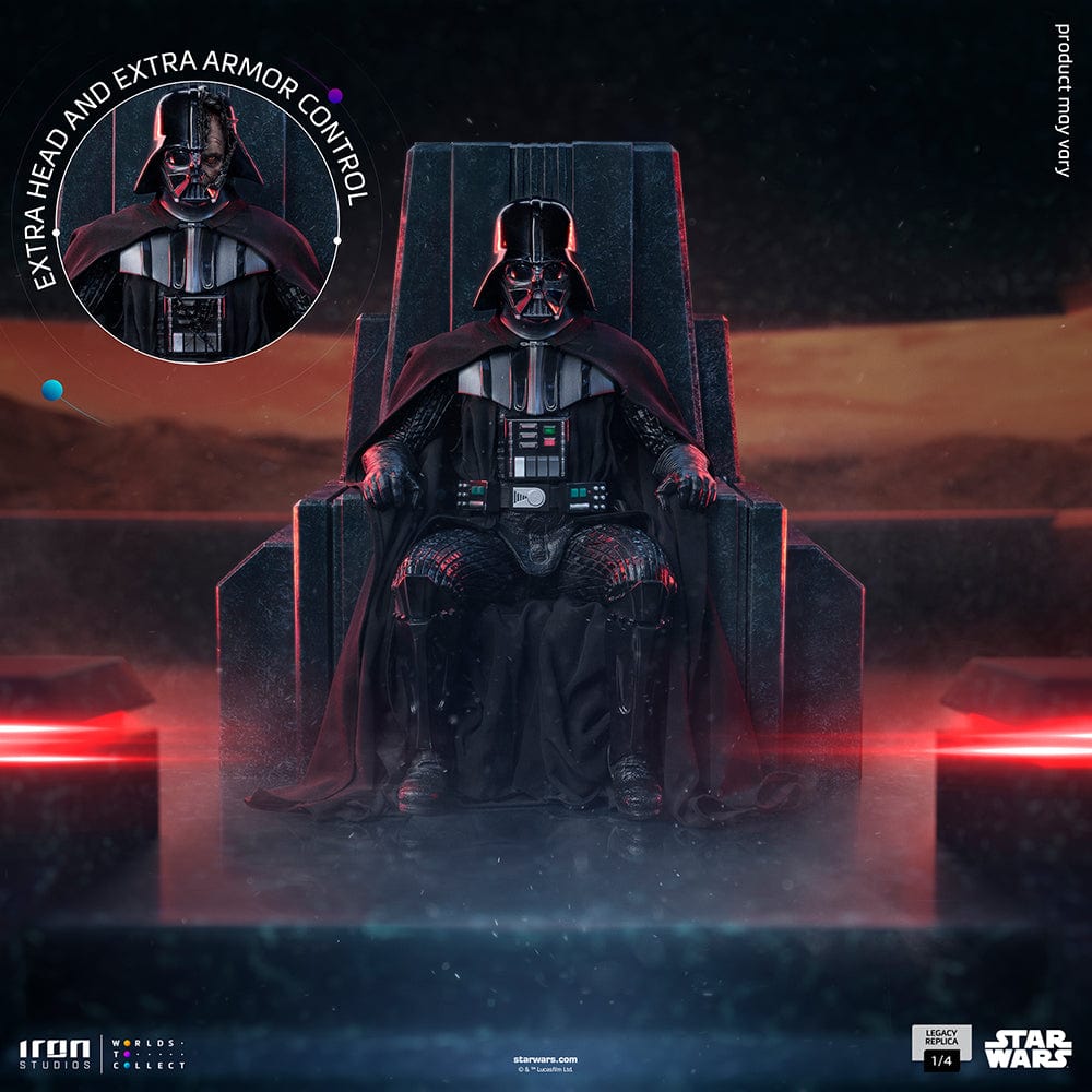 IRON STUDIOS Darth Vader on Throne - Star Wars Legacy Replica 1/4