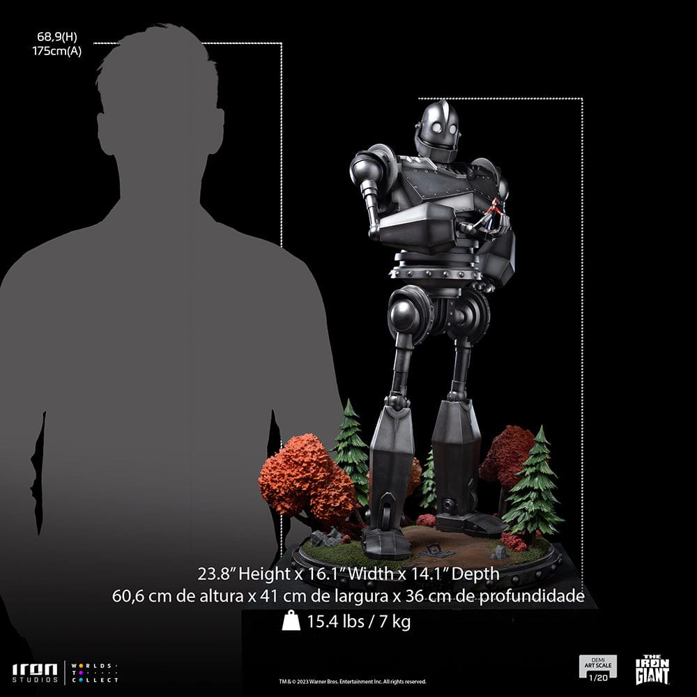 IRON STUDIOS Iron Giant & Hogarth Hughes - Demi Art Scale 1/20