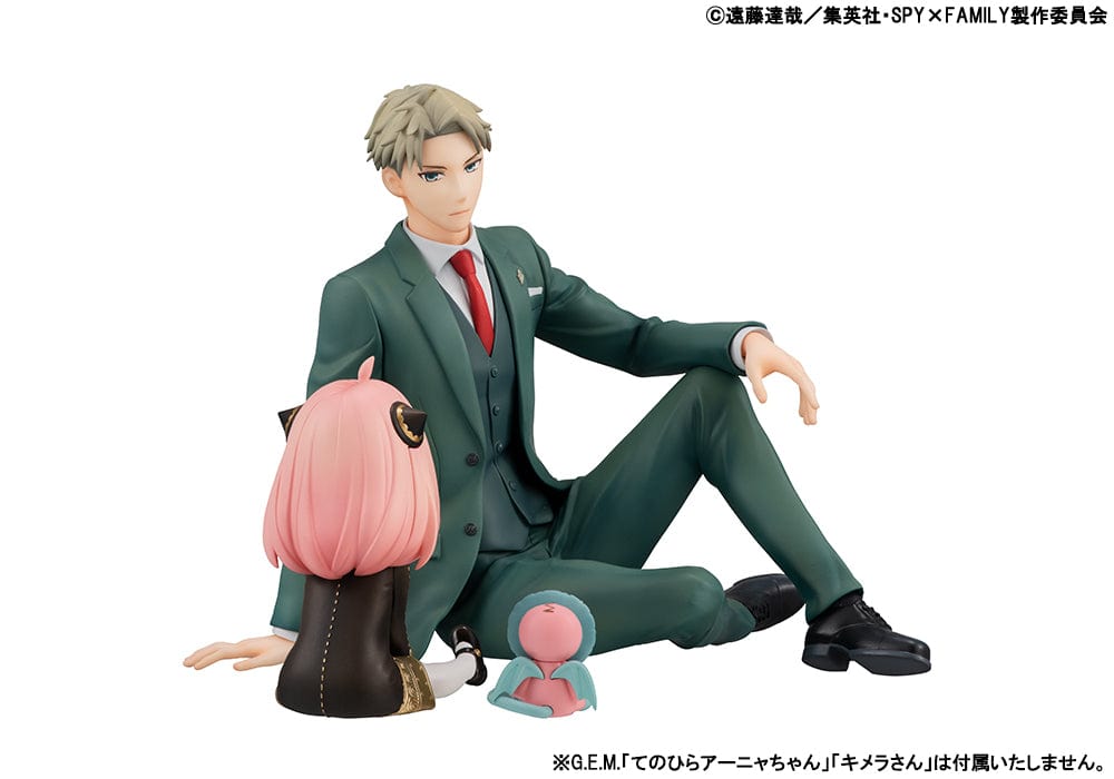 MEGAHOUSE G.E.M. Series: SPY X FAMILY - Palmsize Loid-san & Yor-san Set