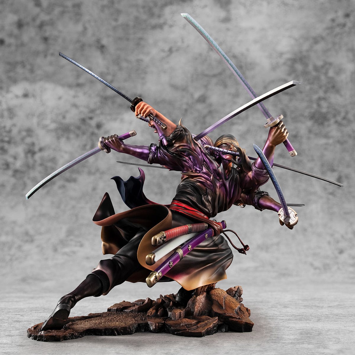 MEGAHOUSE Portrait.Of.Pirates ONE PIECE "WA-MAXIMUM”: Roronoa Zoro Demon Aura Nine-Sword Style Asura